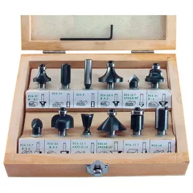 Extol Craft felsőmaró készlet 12db, 8mm-es befogással