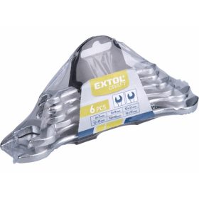 Extol Craft villáskulcs készlet, műanyag tartóban 6db, 6-17mm