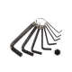 Extol Craft imbuszkulcs készlet 10 db, (H2-2,5-3-4-5-6-8-10-12-14 mm)