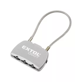 Extol Craft bőröndlakat, számzáras, 1000 db kód beállítható