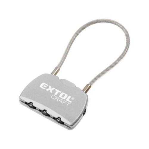Extol Craft bőröndlakat, számzáras, 1000 db kód beállítható