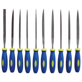 Extol Craft tűreszelő készlet ergonóm nyéllel 10db, 140mm