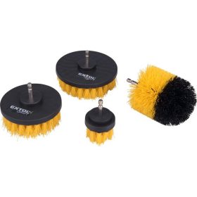 Extol Craft tisztító kefe fúrógépbe 4 részes készlet