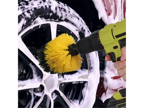 Extol Craft tisztító kefe fúrógépbe 4 részes készlet