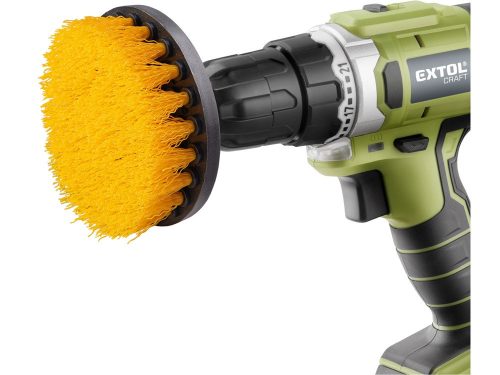 Extol Craft tisztító kefe fúrógépbe 4 részes készlet