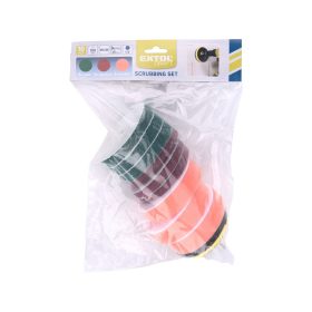 Extol Craft dörzsölő/csiszoló/polírozó készlet 10 db 1/4"×25 mm