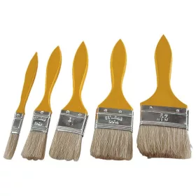 Extol Craft ecset készlet, 5db, fanyelű 0,5",1",1,5",2",2,5", vastagság: 1cm