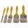 Extol Craft ecset készlet, 5db, fanyelű 0,5",1",1,5",2",2,5", vastagság: 1cm