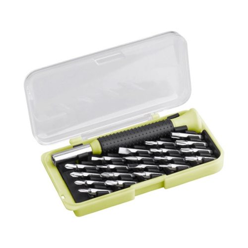 Extol Craft órás csavarhúzó készlet 22 db CV bittel lapos 1,5-3mm, PH000-PH1, PZ0-PZ1, torx T6-20