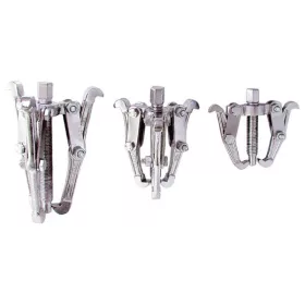 Extol Craft csapágylehúzó készlet, krómozott, 3db 75mm 2 karmú, 100mm 3 karmú, 150mm 3karmú