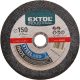Extol Industrial vágókorong ipari, acélra/rozsdamentes acélra 115×1,0×22,2mm