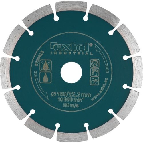 Extol Industrial gyémánt vágókorong, ipari korong, 125mm, száraz vágásra