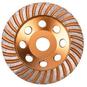 Extol Industrial gyémántcsiszoló korong 125mm×22,2mm, Turbo/lamellás jellegű