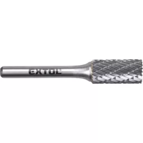 Extol Industrial keményfém turbómaró, hengeres, átmérő 12×25mm/szár 6mm, keresztfogazás