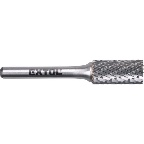 Extol Industrial keményfém turbómaró, hengeres, átmérő 12×25mm/szár 6mm, keresztfogazás