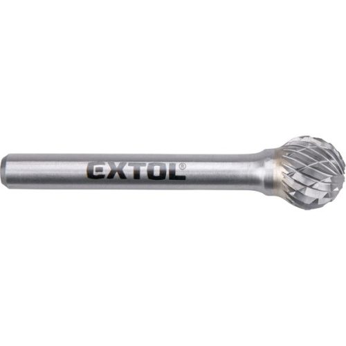Extol Industrial keményfém turbómaró, gömb alakú, 12 mm átmérőjű/ 6 mm szárú, keresztfogazás