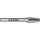 Extol Industrial keményfém turbómaró, íves, kerek orrú, átmérő 10×20mm/szár 6mm, keresztfogazás