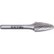 Extol Industrial keményfém turbómaró, íves, kerek orrú, átmérő 12×25mm/szár 6mm, keresztfogazás