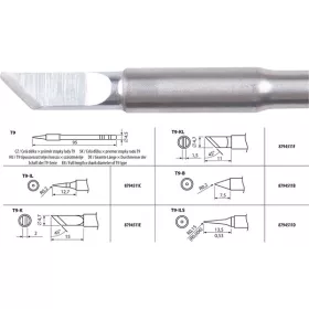 Extol Industrial forrasztócsúcs T9-K a 8794511 forrasztó pákához