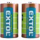 Extol Light elem készlet 2 db, alkáli, 1,5V, C (LR14)