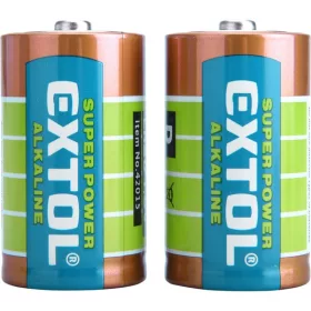 Extol Light elem készlet 2 db, alkáli, 1,5V, (LR20)