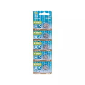 Extol Light gombelem készlet 5 db, Lítium, 3V, hosszú étettartam, bliszteren (CR1632)