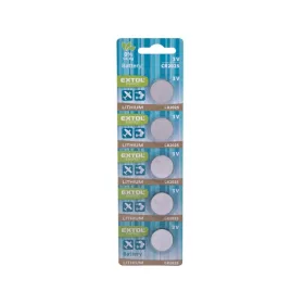Extol Light gombelem készlet 5 db, Lítium, 3V, hosszú élettartam, bliszteren (CR2025)