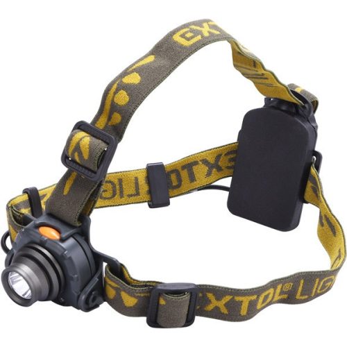 Extol Light LED fejlámpa, 3 W, CREE XPE, 120 Lumen szenzorral, cseppálló, 3 funkció, elem nélkül