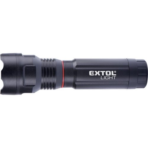 Extol Light LED lámpa, 3W XPE+3 W COB, 100Lm+150Lm teleszkópos, 3 funkció, elem nélkül