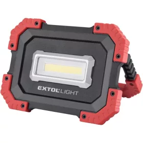 Extol Light hordozható LED lámpa (reflektor), 10W 1000 Lm, IP54, Li-ion akkus, 4400 mAh