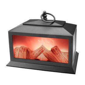 Extol LED lámpa, dekorációs, láng hatású, sárga fényű, elem nélkül