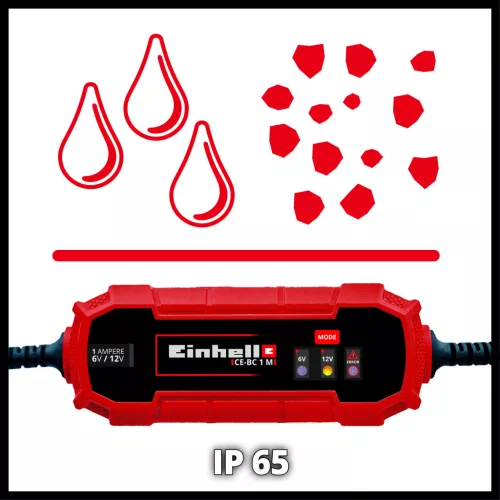 Einhell akkutöltő autóhoz 6/12 V 1 A CE-BC 1 M