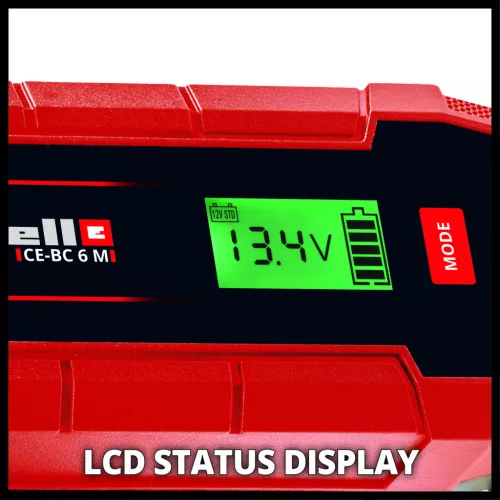 Einhell akkutöltő autóhoz 12 V 6 A CE-BC 6 M