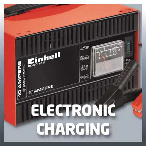 Einhell akkutöltő autóhoz 12V 10 A CC-BC 10 E