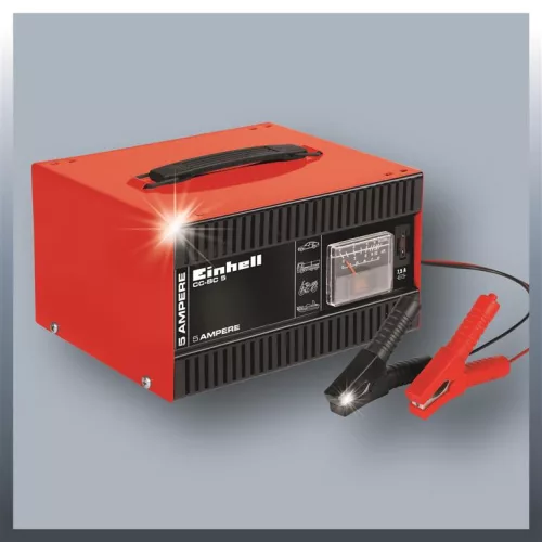 Einhell akkutöltő autóhoz 12 V 5 A CC-BC 5