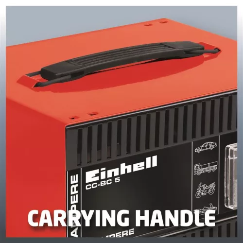Einhell akkutöltő autóhoz 12 V 5 A CC-BC 5