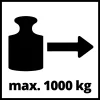 Einhell karos kézi csörlő 1000 kg TC-LW 1000