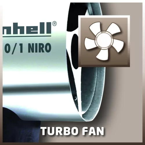 Einhell gázos hőlégfúvó 10 kW HGG 110/1 Niro (DE/AT)