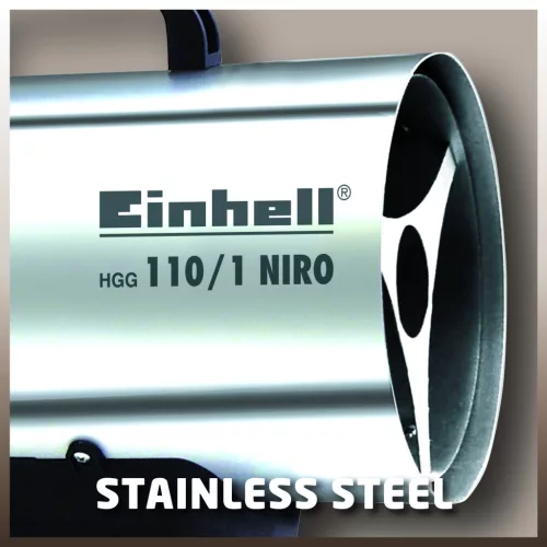 Einhell gázos hőlégfúvó 10 kW HGG 110/1 Niro (DE/AT)