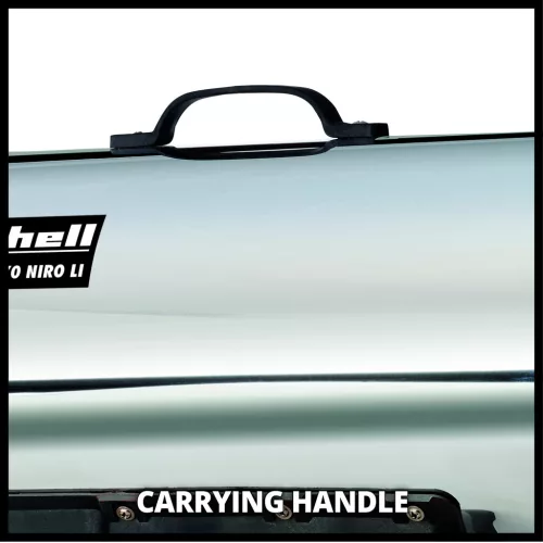 Einhell akkus hőlégfúvó 18 V GE-HG 18/370 Niro Li-Solo Akku és töltő nélkül