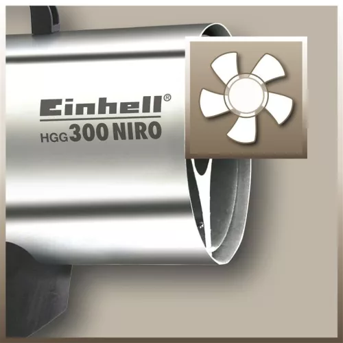 Einhell gázos hőlégfúvó 30 kW HGG 300 Niro (DE/AT)