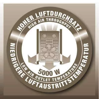 Einhell elektromos hősugárzó 5000 W EH 5001