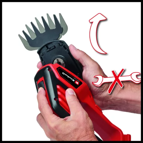 Einhell akkus sövénynyíró olló 18 V GE-CG 18/100 Li-Solo Akku és töltő nélkül