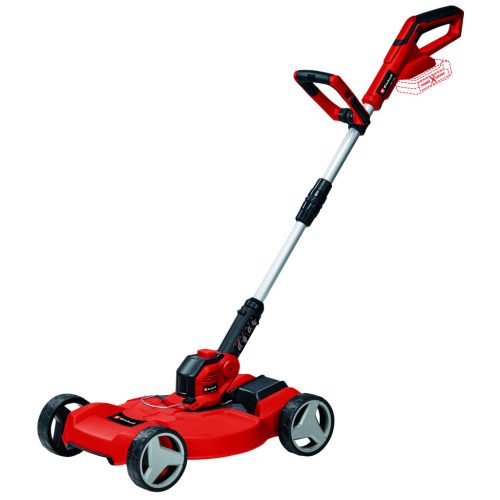Einhell akkus fűszegélynyíró kerekes adapterrel 18 V GE-CT 18/28 Li TC-Solo Akku és töltő nélkül