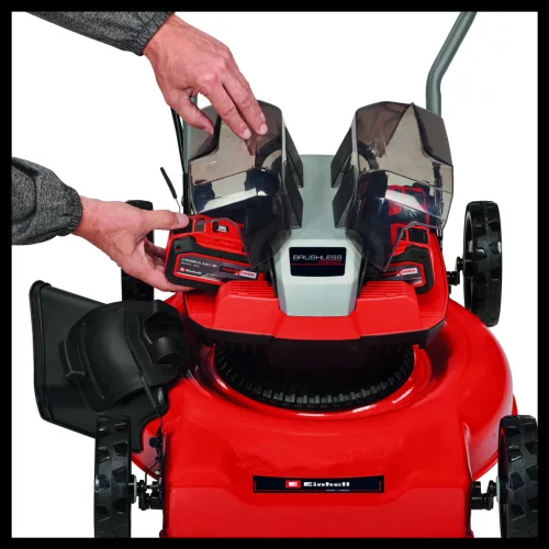 Einhell akkus fűnyíró 36 V GE-CM 36/48 Li M-Solo Akku és töltő nélkül