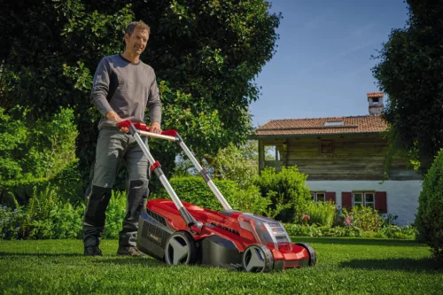 Einhell akkus fűnyíró 36 V 4 Ah RASARRO 36/38 2x4Ah akkuval és töltővel