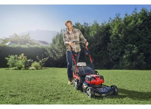 Einhell akkus fűnyíró 36 V GE-CM 36/47 S HW Li 4x4 Ah akkuval és 2x duplatöltővel