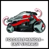 Einhell akkus fűnyíró 36 V GE-CM 36/43 Li M-Solo Akku és töltő nélkül