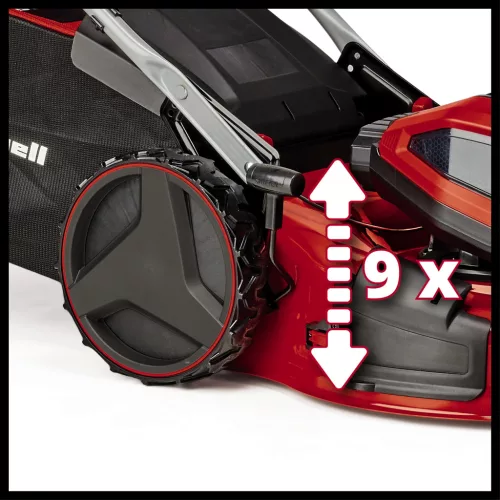 Einhell akkus fűnyíró 36 V GP-CM 36/52 S Li BL 4x5,2Ah akkuval és 2 dupla töltővel