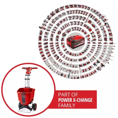 Einhell akkus szórókocsi 18 V GE-SR 18/22 Li - Solo Akku és töltő nélkül